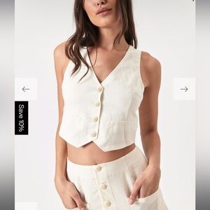Rolla’s Dallas linen vest
